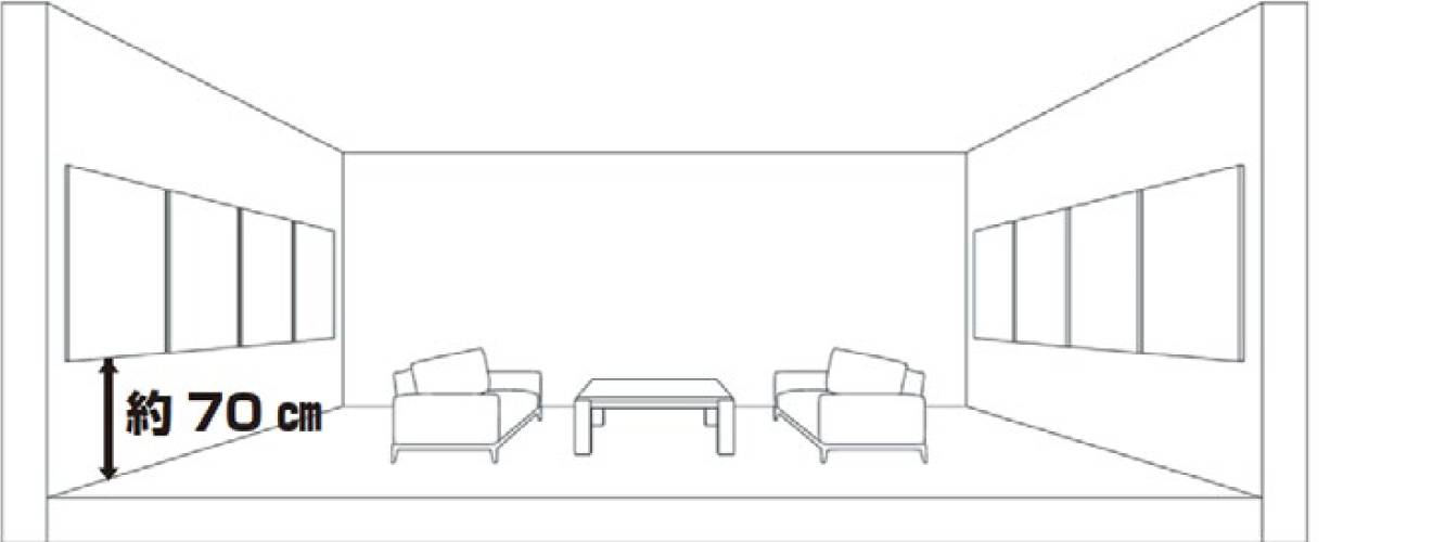 応接室 22.5 m²(6.8 坪)